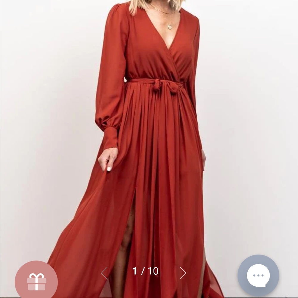 Celine Maxi in Rust
